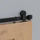 ΜΗΧΑΝΙΣΜΟΣ ΠΟΡΤΑΣ ΑΧΥΡΩΝΑ 200cm/300cm ΜΑΥΡΟ Φ.70 ΔΙΑΚΟΣΜΗΤΙΚΟΙ ΜΗΧΑΝΙΣΜΟΙ ΠΟΡΤΑΣ